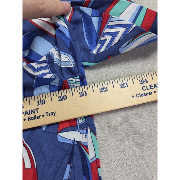 New Vineyard Vines Classic Fit Murray Shirt Mens Medium Spin Around Island Boats - Picture 7 of 8